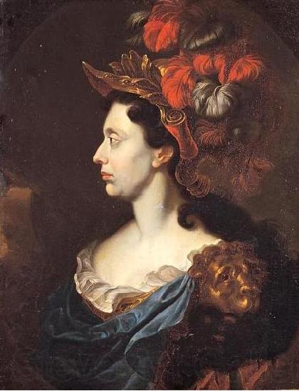 Jan Frans van Douven Anna Maria Luisa de' Medici in profile